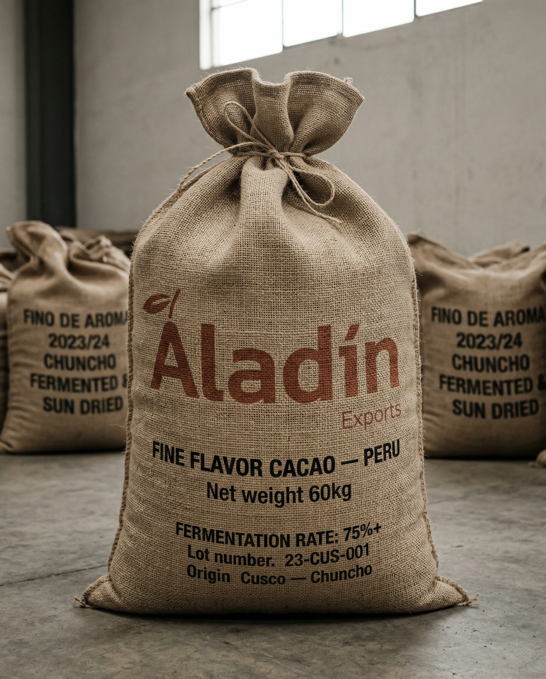 Fine flavor cacao product specimen 1 — Aladin Exports quality review standard