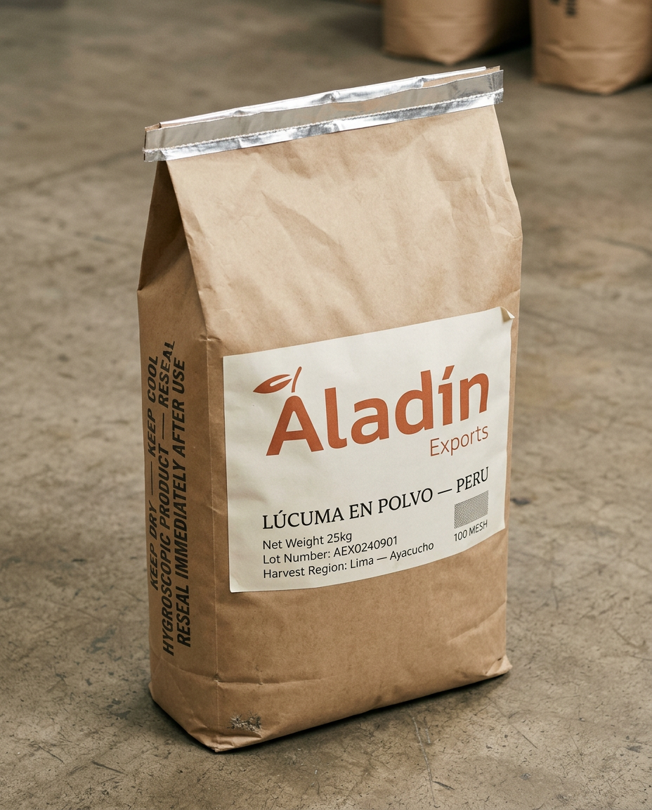 Lucuma product specimen 1 — Aladin Exports quality review standard