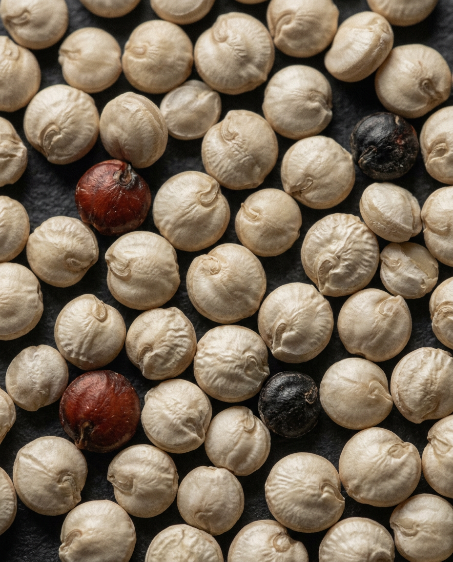 Peruvian quinoa close-up — pre-washed grain, Puno highlands